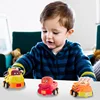 2019 kids educational model cartoon soft rubber mini pull back car toys