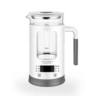 Hot selling 600ml mini multifunctional glass portable electric tea maker with high quality