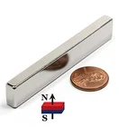 China Magnet Supplier Wit N42 N52 Neodymium Magnet Bars 4" X 1/2" X 1/4" Price