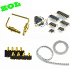 Solder type straight multi pins Spring POGO pin