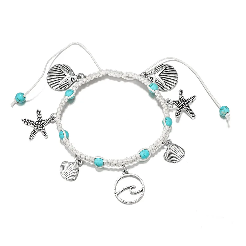 not fade handmade wave coin shell charm anklet bracelet anklet beach body jewelry rope bracelet, Picture
not fade handmade wave coin shell charm anklet bracelet anklet beach body jewelry rope bracelet, Picture