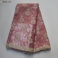 High quality fashion african embroidered sequins net lace cord fabric nigerian lace fabric 2019
High quality fashion african embroidered sequins net lace cord fabric nigerian lace fabric 2019