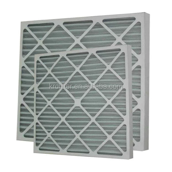 G4 Pleated & Panel Disposable Cardboard G4 Pre Air Filter/ Air Conditioning Filter