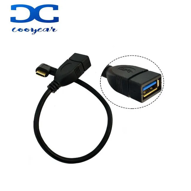usb right angle cable usb3.1 type c to usb3.0 type a female otg cable/type c male connector cable
usb right angle cable usb3.1 type c to usb3.0 type a female otg cable/type c male connector cable