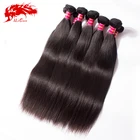Natural virgin hair Malaysian Indian and brazilian Straight human hair