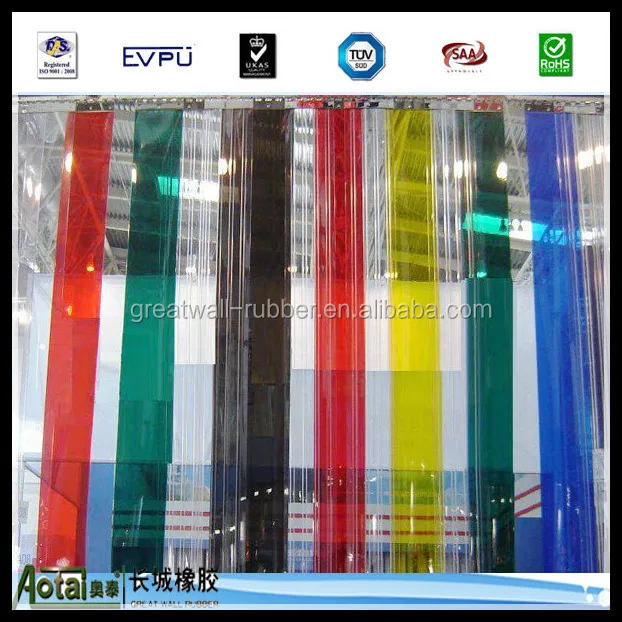 super clear transparent soft pvc sheet /pvc door curtains