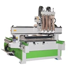 Four Spindle CNC Engraving Router Pushing Drilling/Cutting/Positioning ATC Woodworking Engraving Machine
