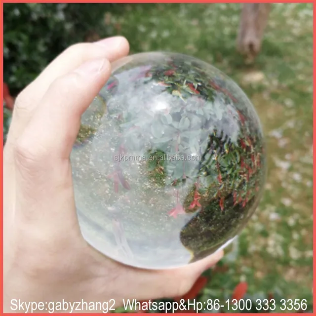personalized transparent crystal ball,decorative glass ball
