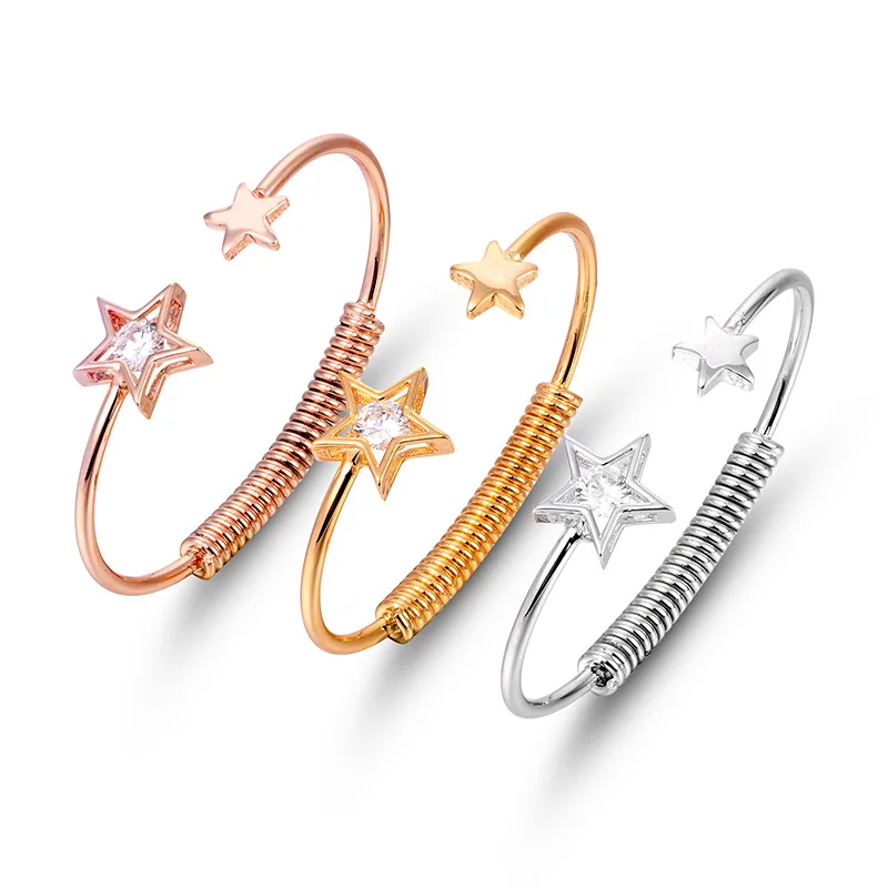 Women Fashion Moon Star Crystal Bracelet Party Jewelry Bracelet Pulseras Mujer, Silver, gold, rose gold
Women Fashion Moon Star Crystal Bracelet Party Jewelry Bracelet Pulseras Mujer, Silver, gold, rose gold
