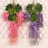 Artifical flower wisteria decorative artificial hanging wedding wisteria fabric artificial fake wisteria vine
