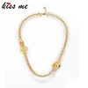 xl01790 Fashion Bridal Jewellery Flower Designs Pearl Beads Jewelry Wholesale Necklace