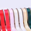 3 inch glitter grosgrain ribbon factory polyester Christmas solid color single/double faced satin ribbon for bows
