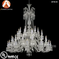 Baccarat Style Large Crystal Chandelier Lighting