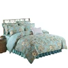 Flower printed bamboo cotton quilt cover sets