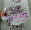 Custom logo/design glossy,matte paper transparent plastic adhesive label sticker printing