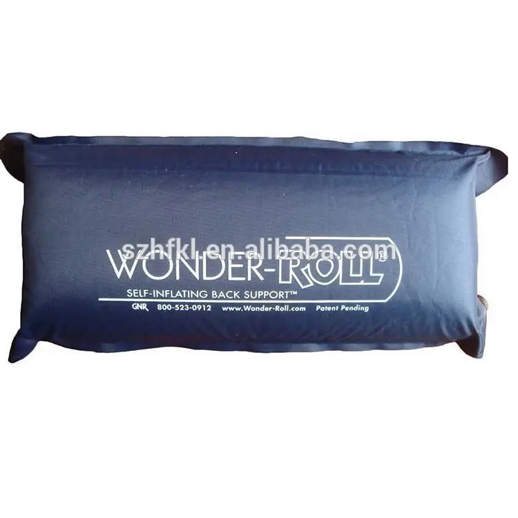 Темно-синий поясничная поддержка само надувная подушка, поддержка спины себя надувная подушка