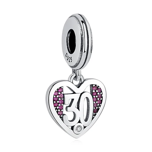 The 925 Sterling Silver Thirty Dangle Pendant Charms fit Bracelet DIY Jewelry Making For Mother Birthday Gift
The 925 Sterling Silver Thirty Dangle Pendant Charms fit Bracelet DIY Jewelry Making For Mother Birthday Gift