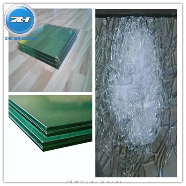 tempered broken glass