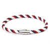 Italian fashion mens bracelets mens jewelry 2019 new products custom braided rope jewelry