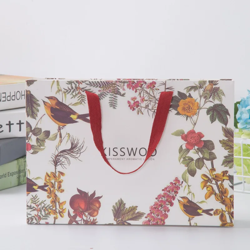oem custom printing luxury gift shopping cloths paper craft bag