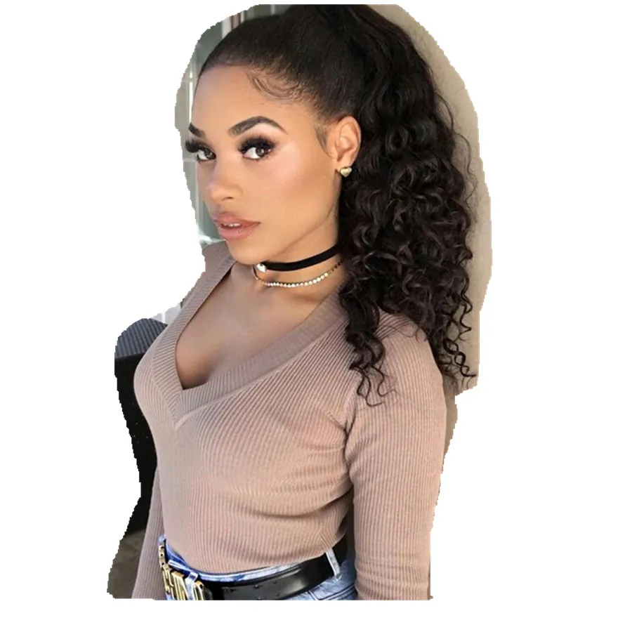 Natural puff Kinky ponytail human hair drawstring 14 inch brazilian curly human hair ponytail extension 120g
Natural puff Kinky ponytail human hair drawstring 14 inch brazilian curly human hair ponytail extension 120g