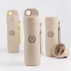 Wheat Material Students Portable Cups Travel Cups Compression Cups
