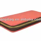New Leather Ladies Wallet Women PU Wallets Zip Around Purse