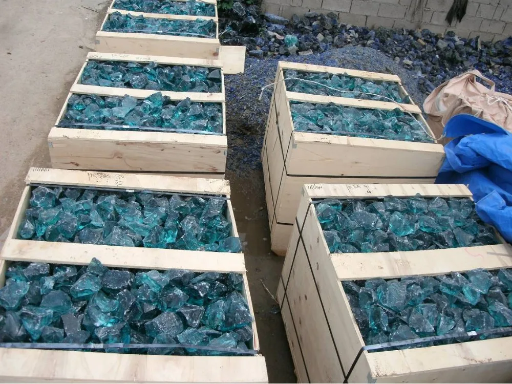 Landscape Glass Rocks For Garden Decoration Buy Landscape Glass Rocks Product on