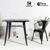 best designs vintage industrial style metal coffee restaurant dining table with price list