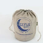 2019 Ing Tiger Custom Printed Logo For Promotion Gift Recyclable Eco Friendly Fashion Jute hemp drawstring bag