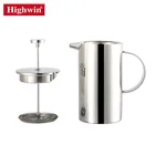 Factory Directly Sale Stainless Steel Pyrex French Press Maker Coffee