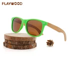 PC frame wood sunglasses italy design ce bamboo shades