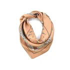 Custom Colourful Silk Square Bandana for Women