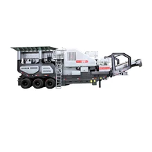 Crusher series mobile vibrating feeder and cone crusher plant from SBM