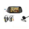 Manual 7"Car Rear View Mirror Monitor with bluetooth and MP5