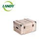 Wholesale high quality natural pine wood 6 bottles red wine box with FSC certificate