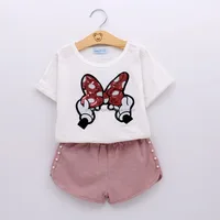 Baby Girls Clothes Kids Set Fashion Bow Short Sleeve T-Shirt +Pant Baby Girls Clothing Set Kids Cartoon Clothes Set
Baby Girls Clothes Kids Set Fashion Bow Short Sleeve T-Shirt +Pant Baby Girls Clothing Set Kids Cartoon Clothes Set