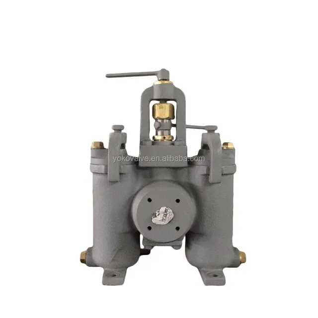 jis standard f7208 cast iron duplex oil strainers 5k 40a