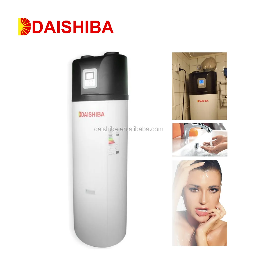 All in one domestic air source heat pump water heater 2.8kw, 200L,with CE
