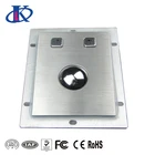 Rugged industrial panel mount metal trackball mouse with 38mm diameter ball