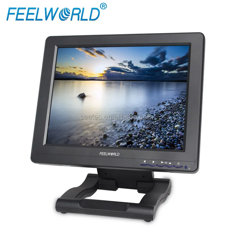 12 inch LCD Touch Screen PC WIN XP/CE Support HDMI DVI Computer Monitor with Foldable Bracket