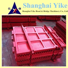 Different Models of jaw plate for Kleemann 110 Z manufactured in China