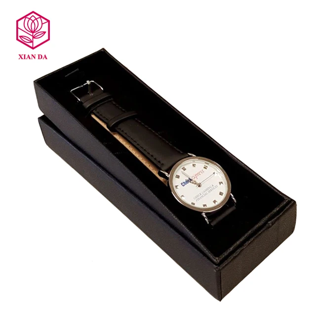 top grade paper gift box cardboard single watch box with eva