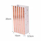 Flash Paper Disposable Tableware Rose Gold Party Supply Birthday Party Decorations