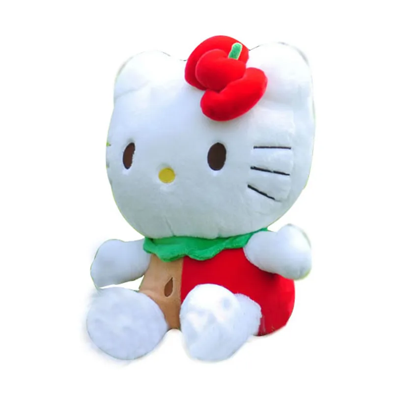 Famoso japonés de dibujos animados hello kitty gato suave juguetes de peluche