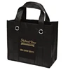 N028 Hot item Non Woven Tote shopping Bag with groment and PP board insert as promotion gift
