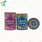 Food Free Sample Kraft Cardboard Tube Packaging Biodegradable Cardboard Paper Tube Package For Food