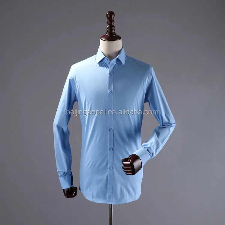 Customized button down collar different types official slim fit sky blue shirts for men, Custom-made
Customized button down collar different types official slim fit sky blue shirts for men, Custom-made