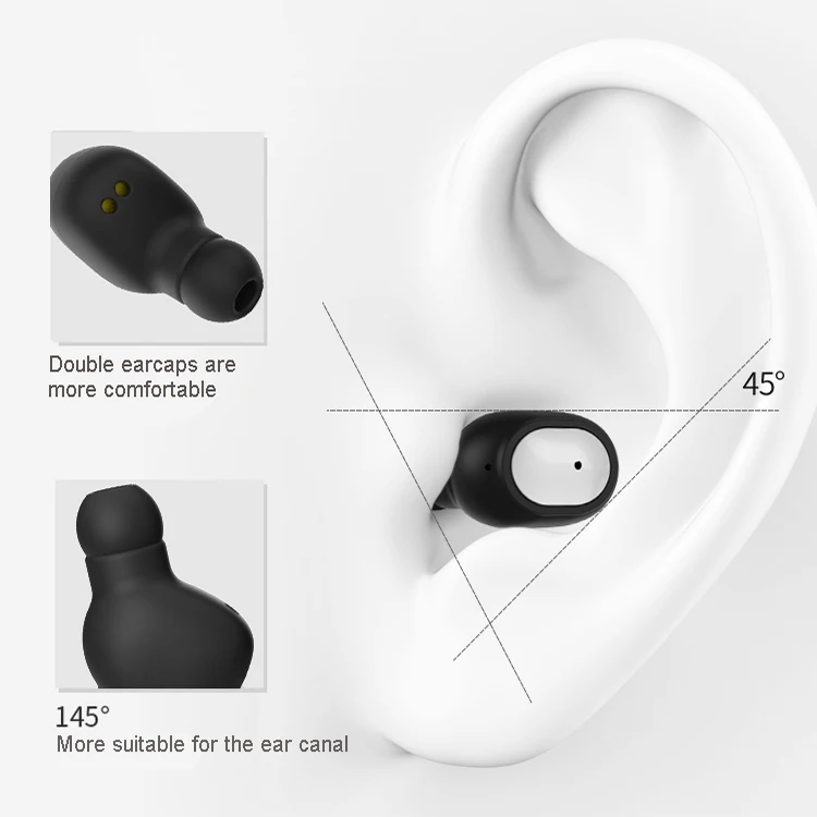 Invisible Earphone Bt Helmet Headset Wireless Sport Waterproof Headphone - ANKUX.COM