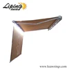 French Automatic Outdoor Roll Up Awning With LED Light